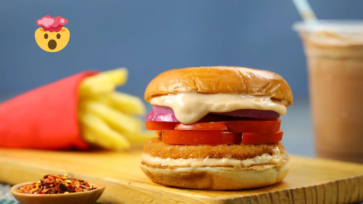 Aloo Tikki Burger Recipe